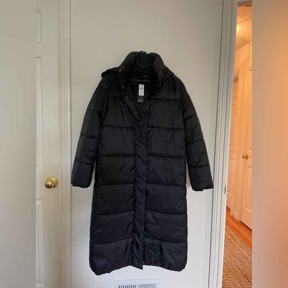 Women Hooded Puffer Jacket Banana Republic new